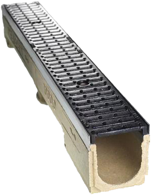 Channel Drain with grate