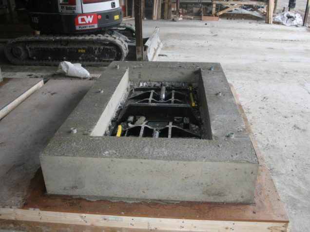 precast cover units for the duct chambers