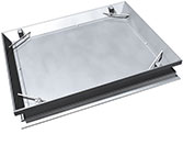 recessed steel cover